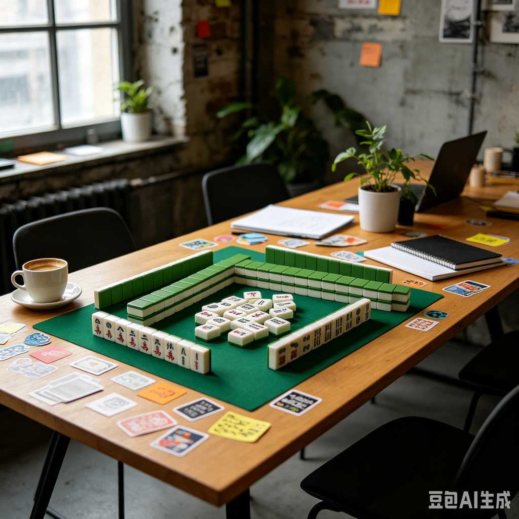 gold accent mahjong set