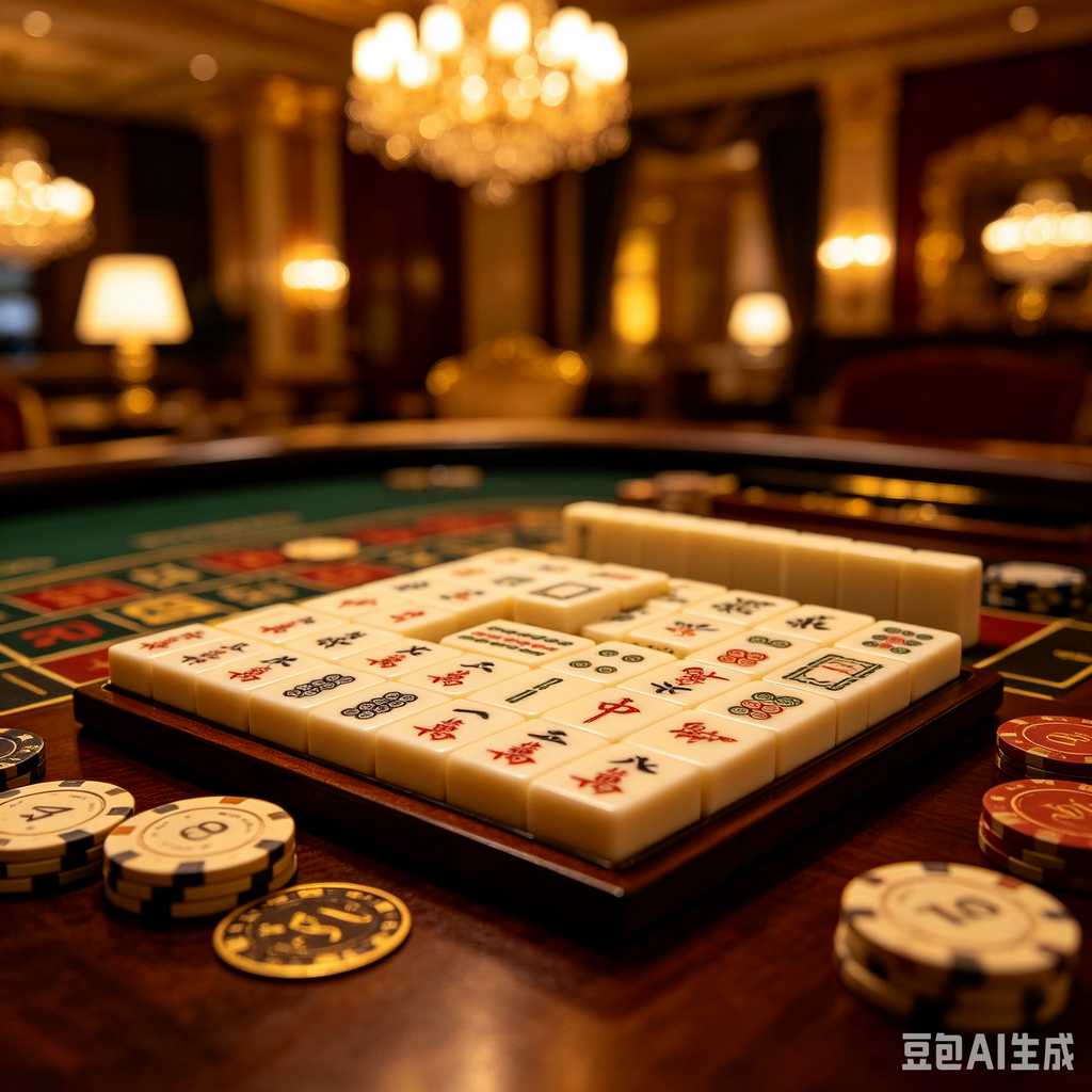 artistic mahjong tiles set